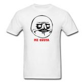 CAMISETA PERSONALIZADA POLIÉSTER NA COR BRANCA  P M G GG